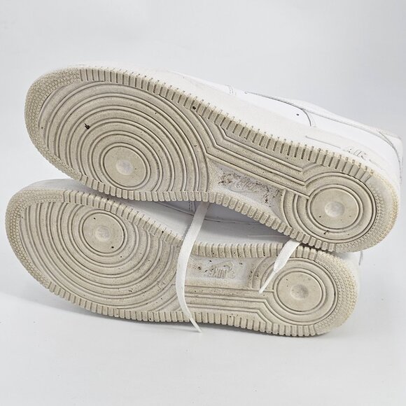 NIKE 315122-111 WHITE AIR FORCE 1 MENS SNEAKER SIZE US 10.5 - Picture 4 of 4